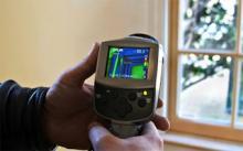 Infrared Sensor as part of home energy audit